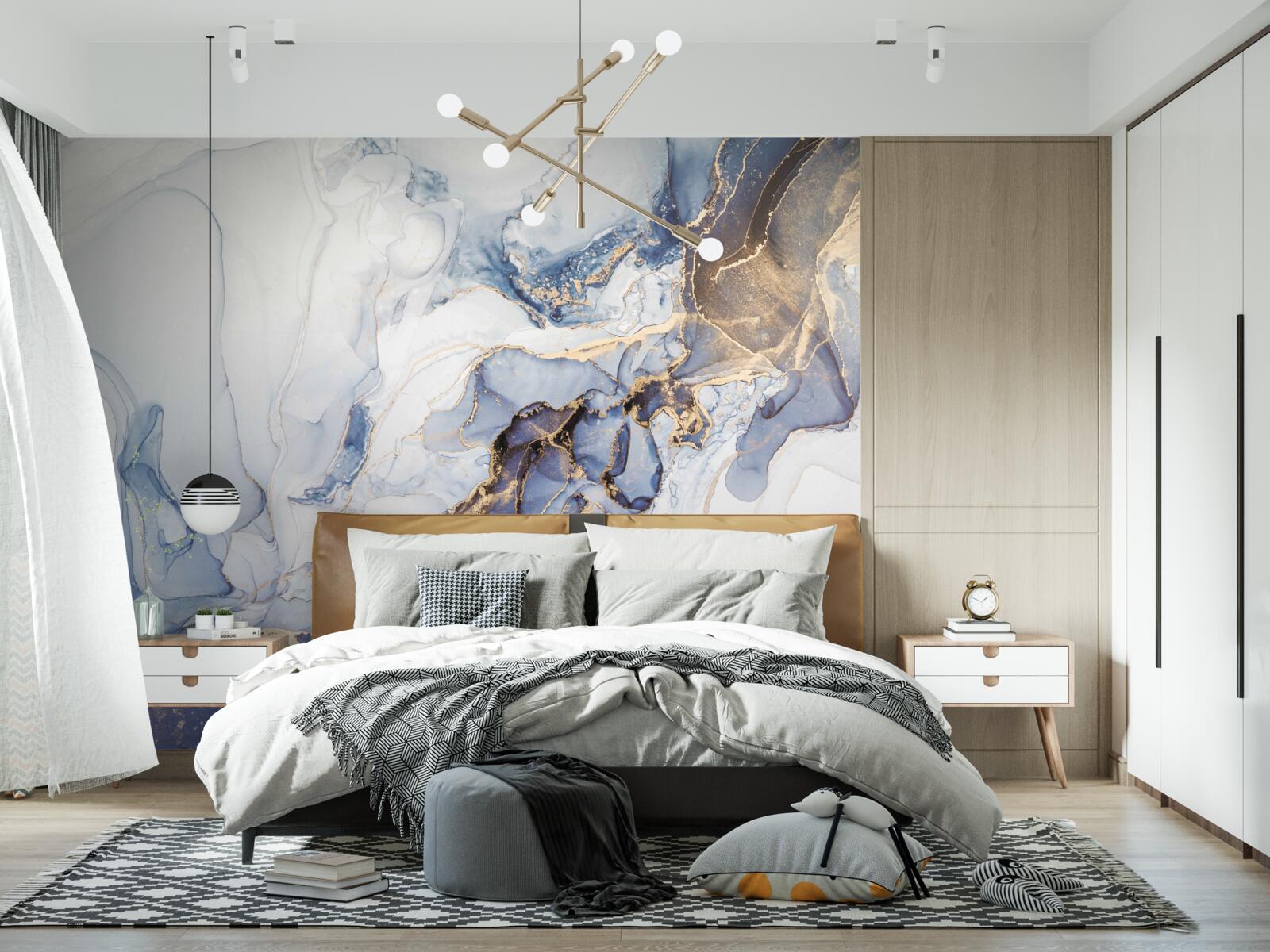 Фотошпалери небесний мармуровий фон