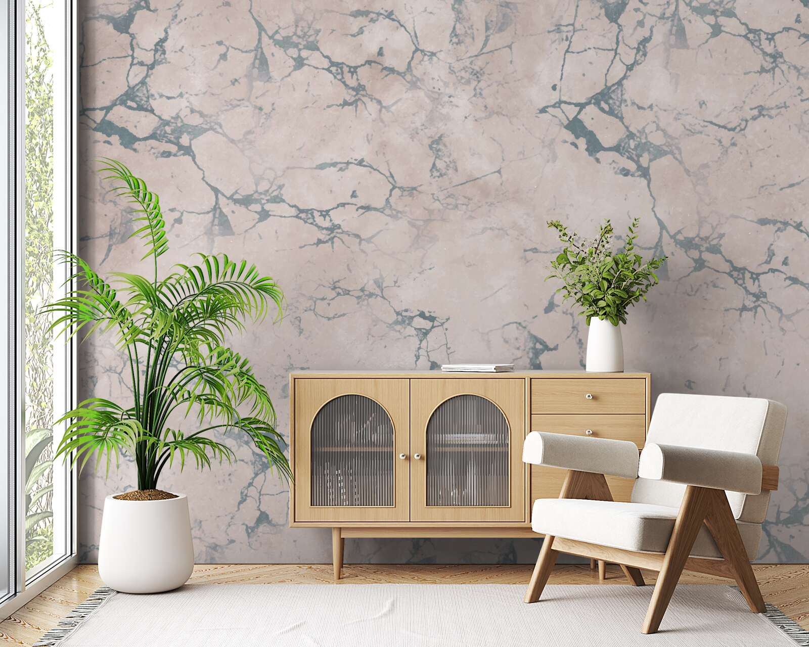 Фотошпалери легка мармурова текстура