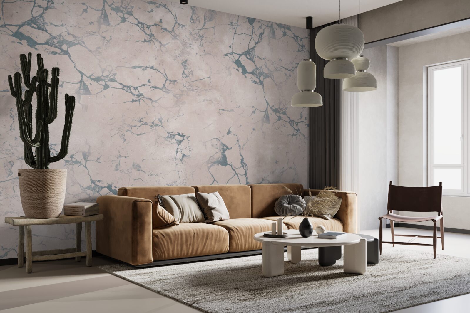 Фотошпалери легка мармурова текстура