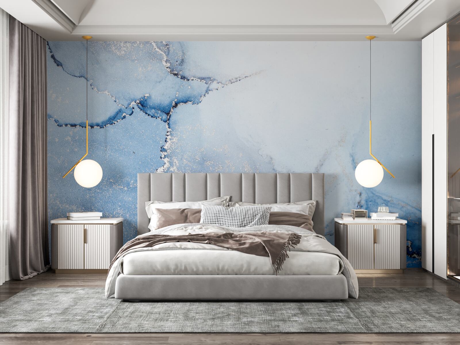 Фотошпалери абстрактний фон у ніжно-блакитних тонах