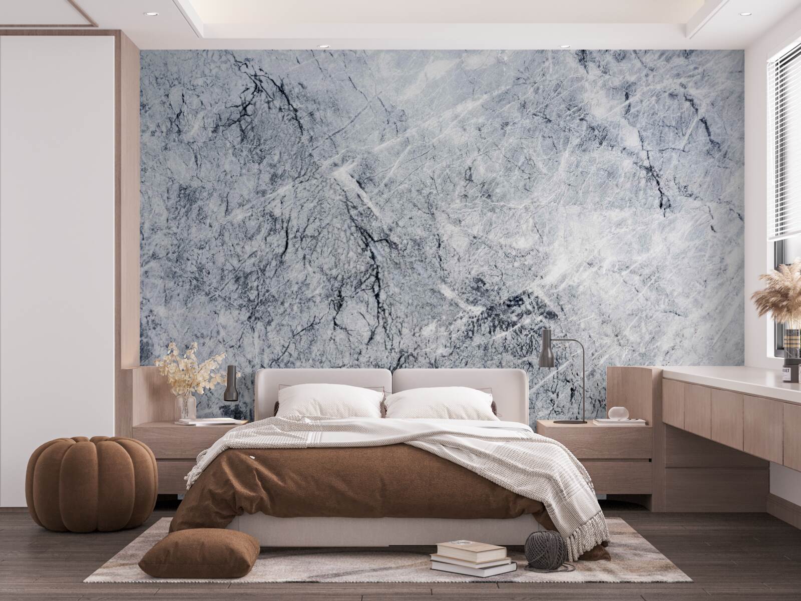 Фотошпалери елегантний сірий мармур