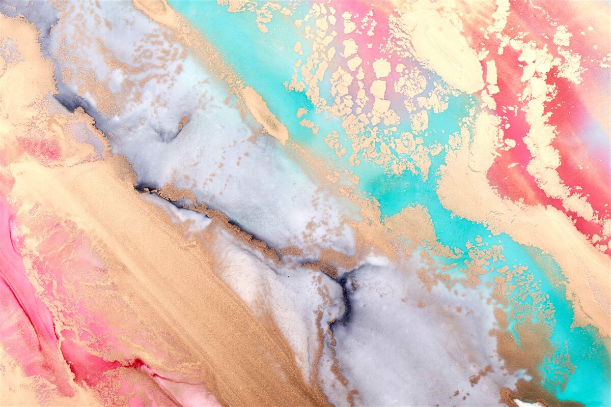 Фотошпалери світлі акварельні чорнила