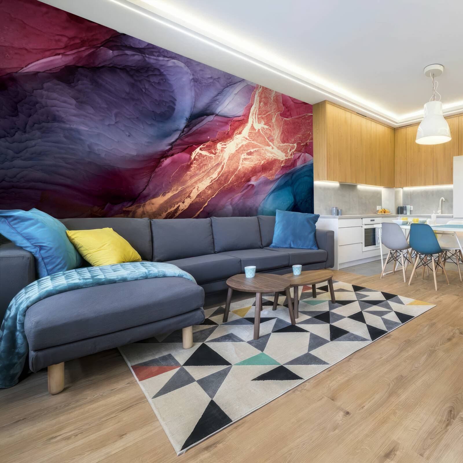 Фотошпалери світлий дим