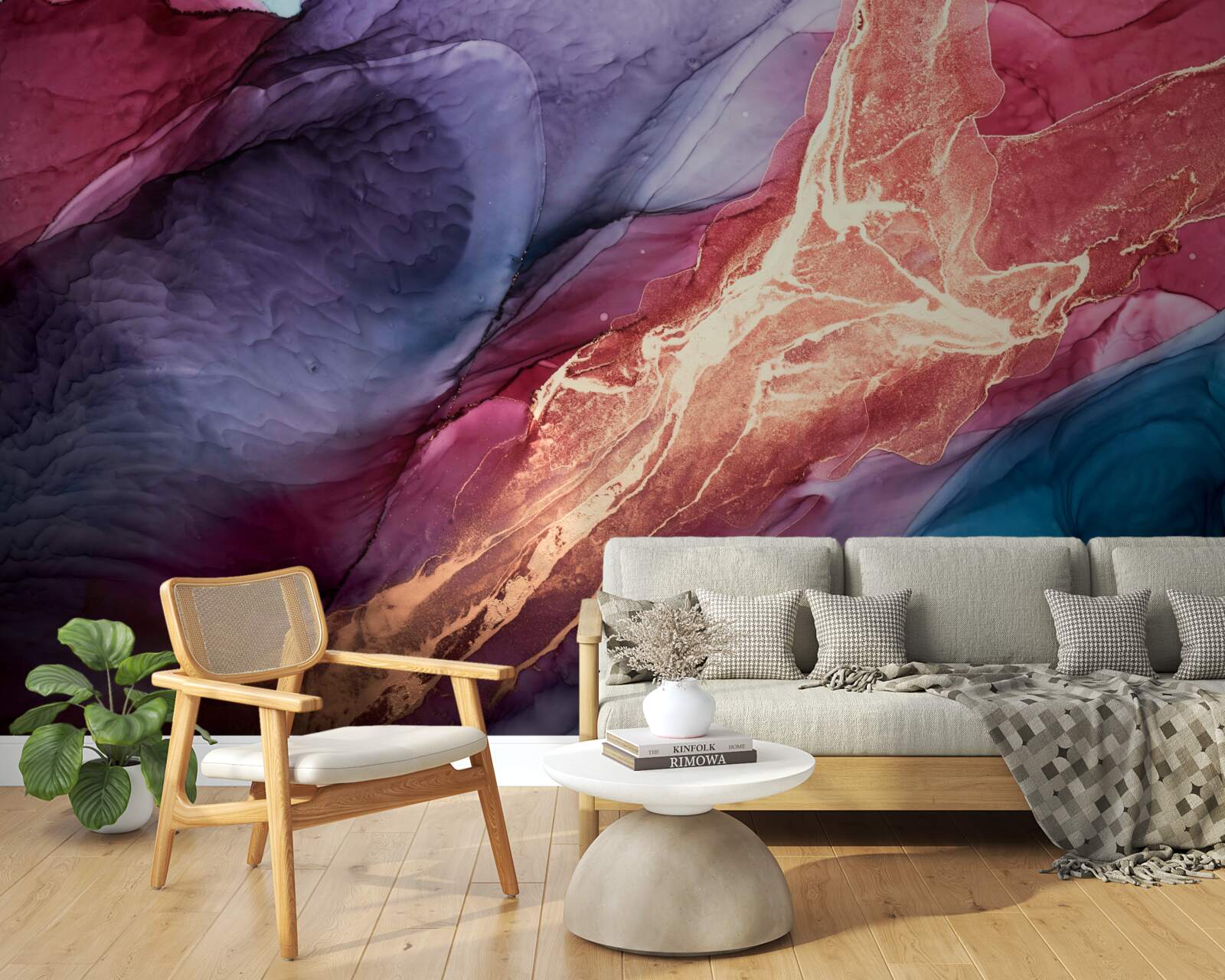 Фотошпалери світлий дим