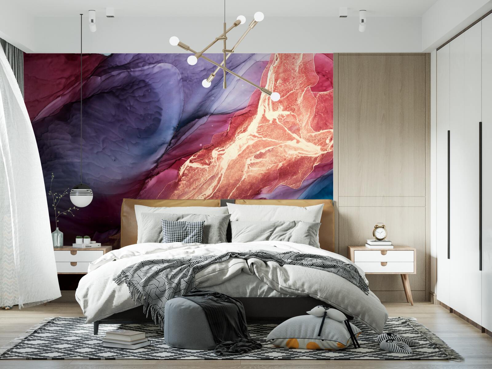 Фотошпалери світлий дим