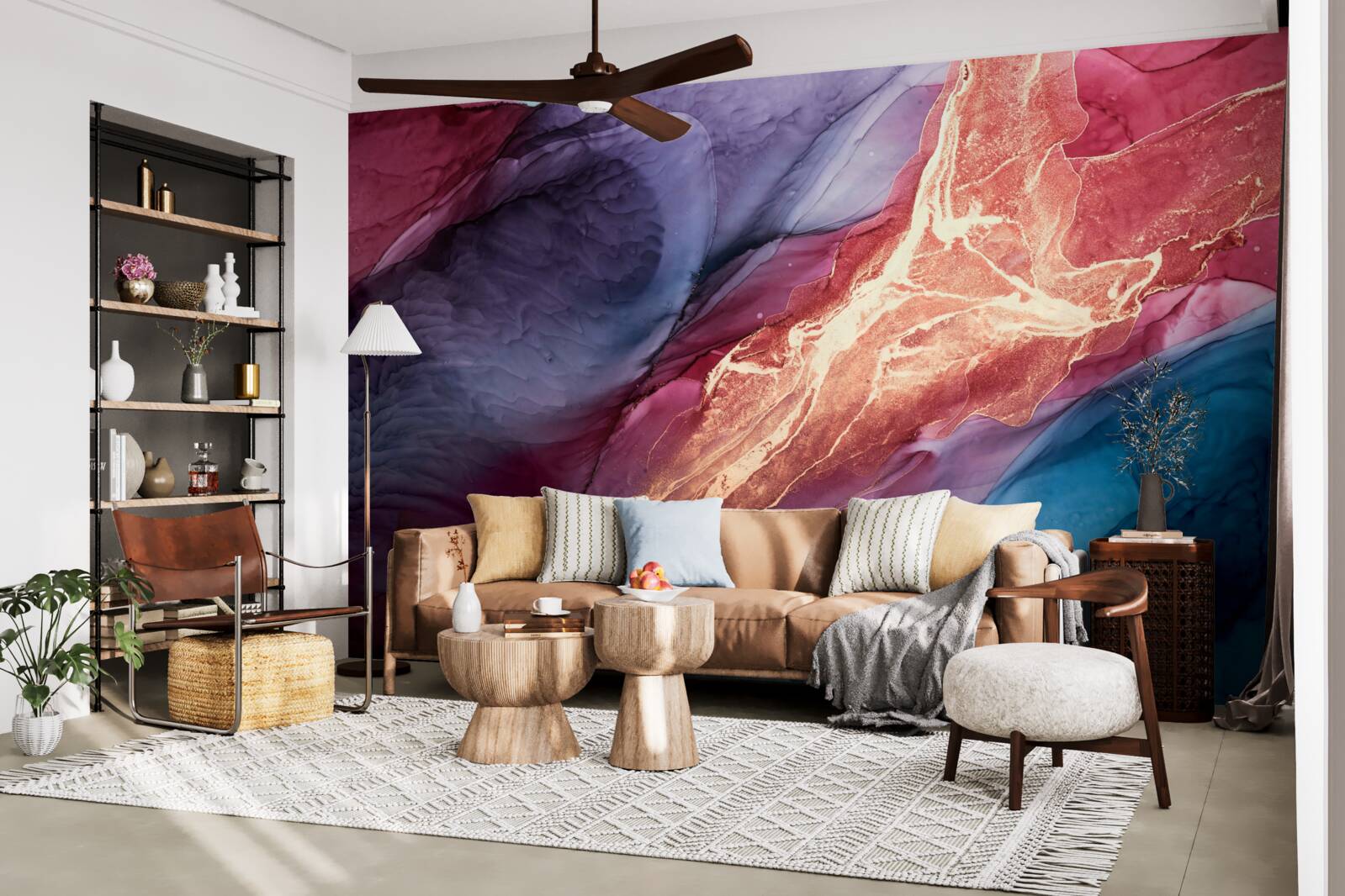 Фотошпалери світлий дим