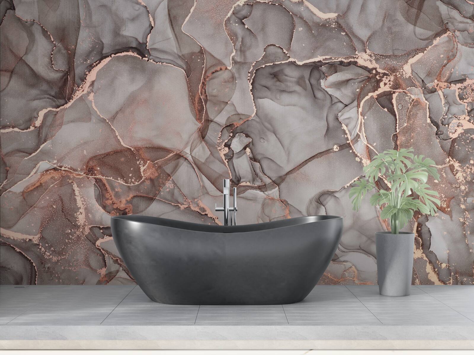 Фотошпалери волога срібляста рідина