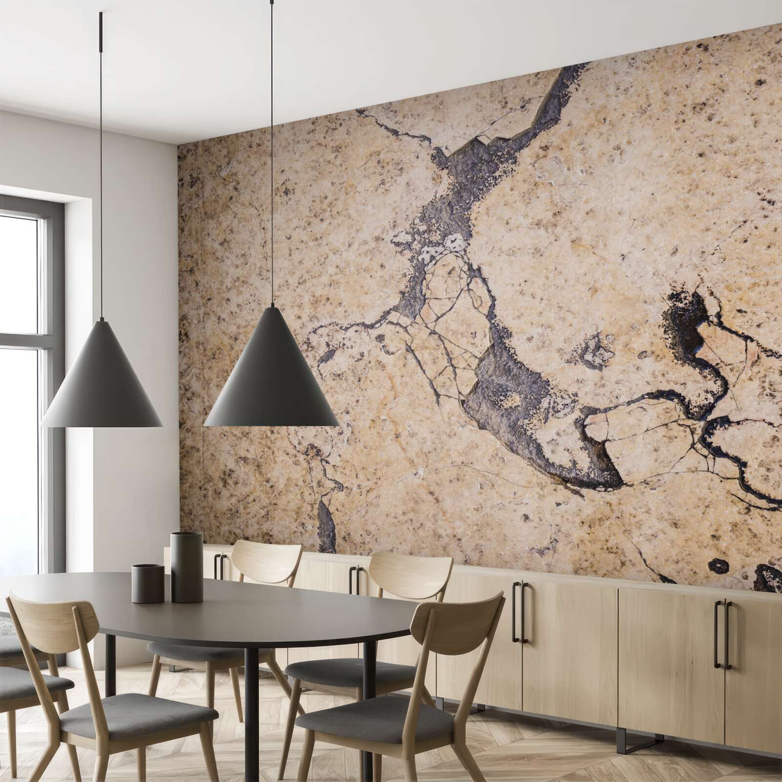 Фотошпалери вінтажна абстракція з піску