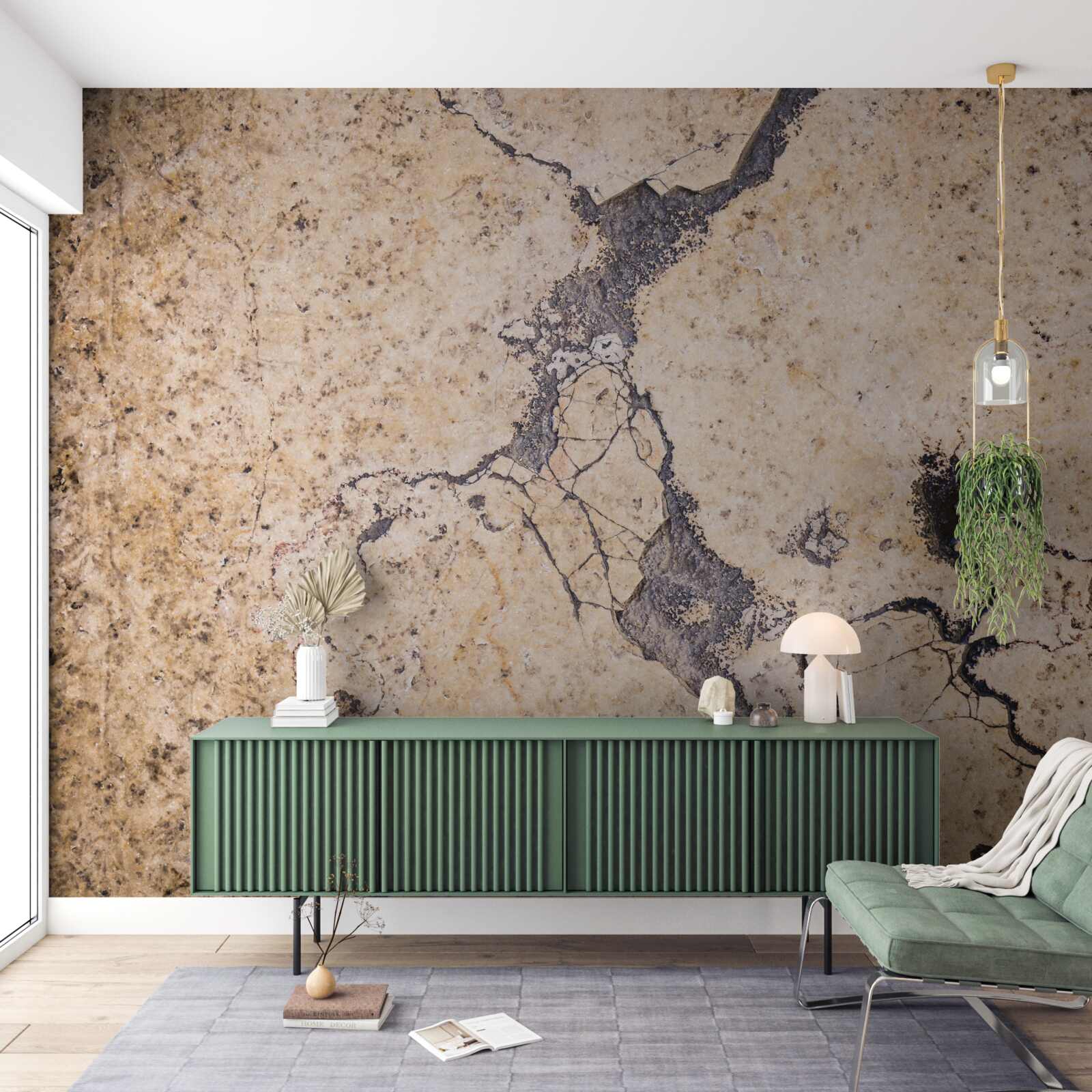 Фотошпалери вінтажна абстракція з піску