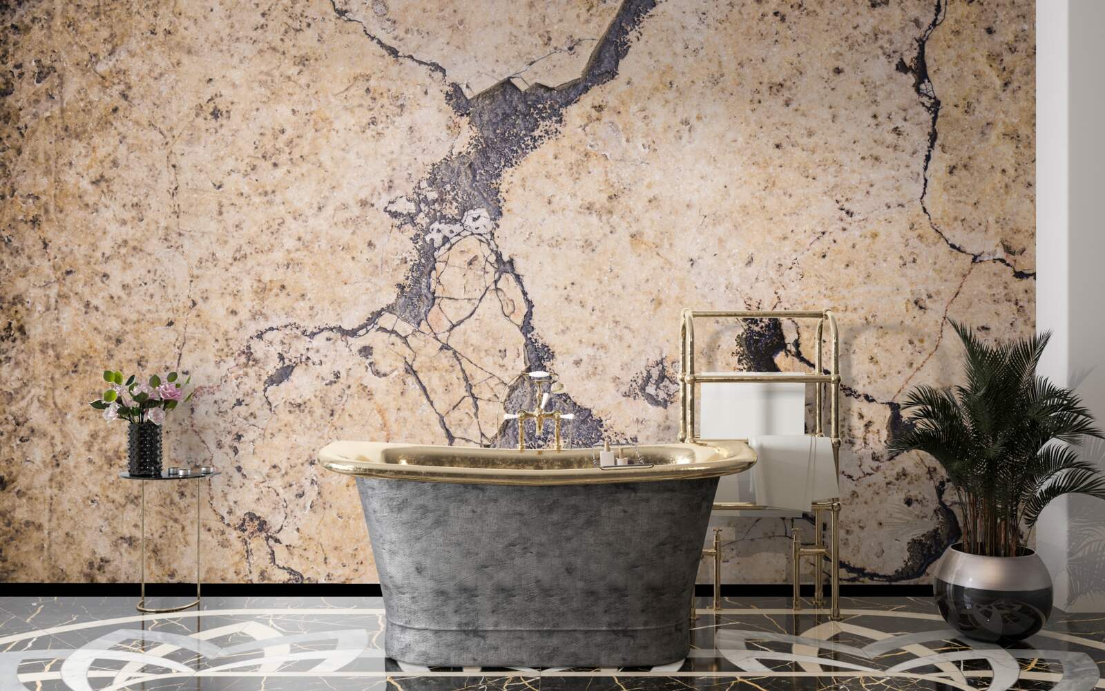 Фотошпалери вінтажна абстракція з піску