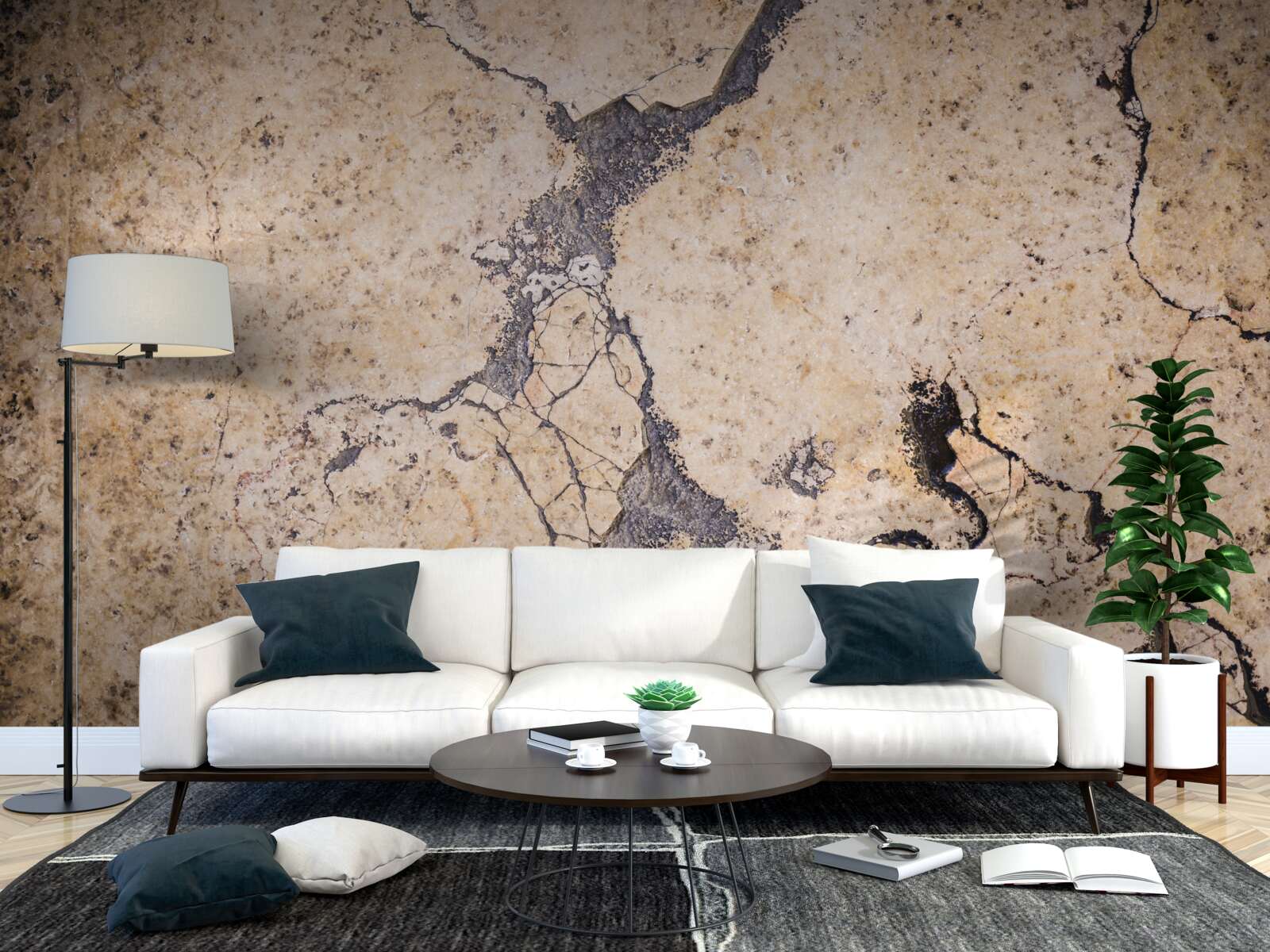 Фотошпалери вінтажна абстракція з піску