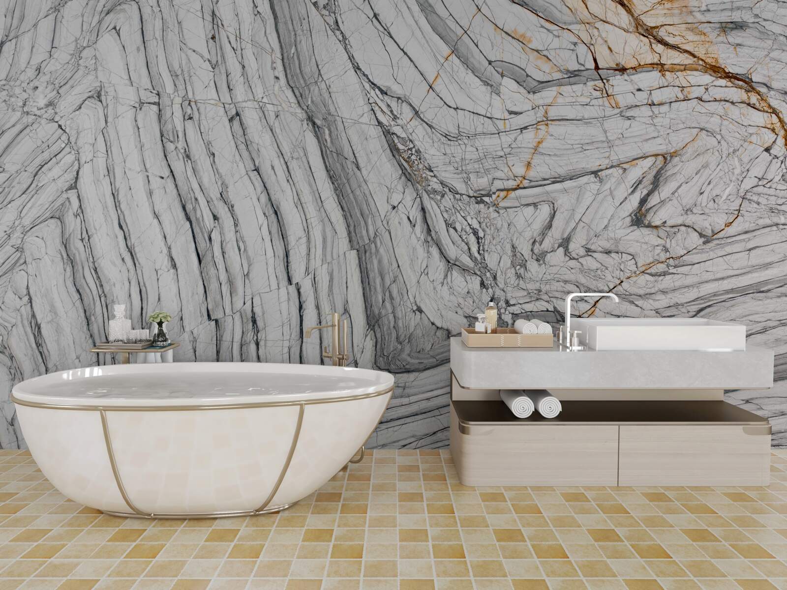 Фотошпалери до складу сплаву входить кварцит