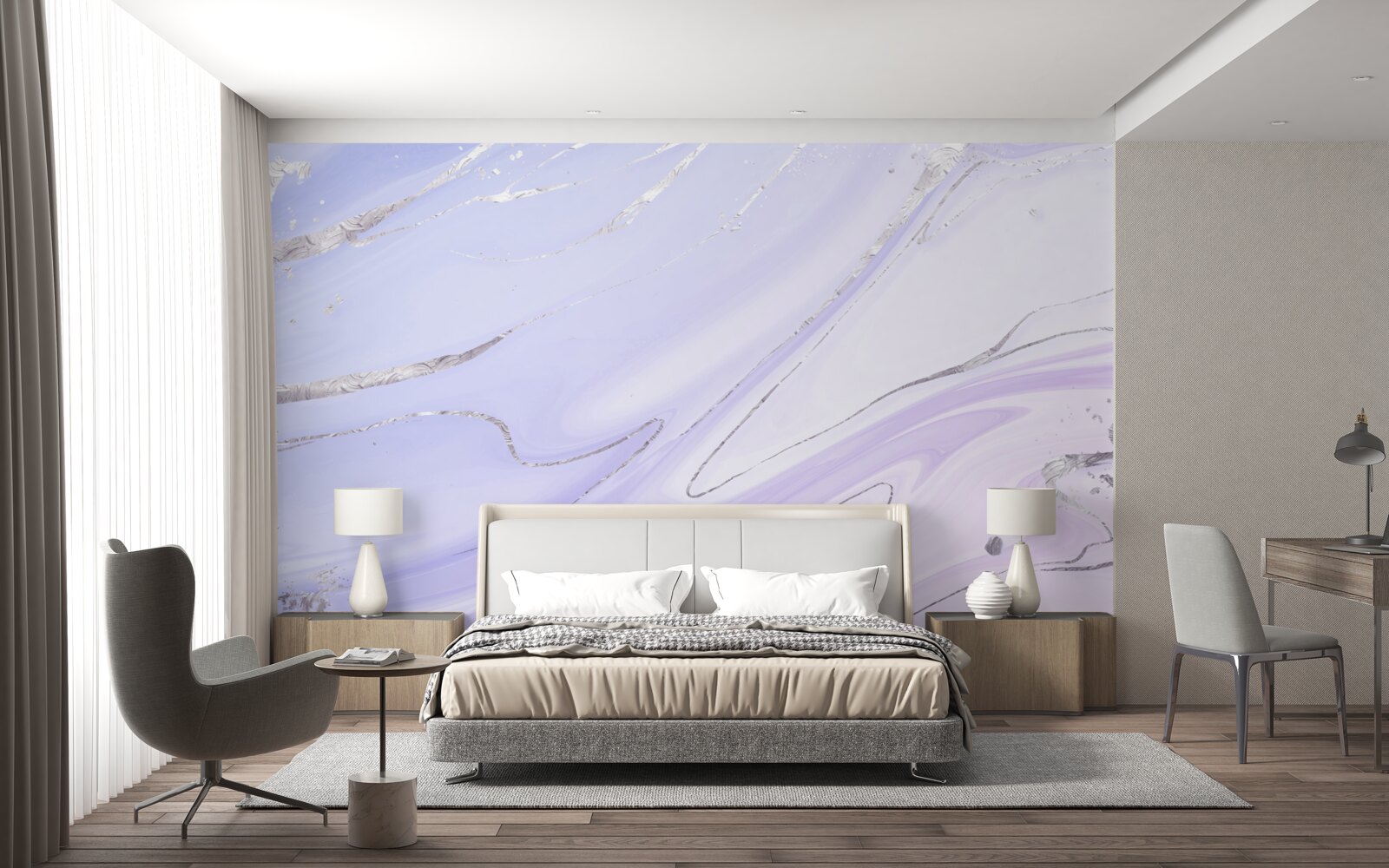 Фотошпалери м'який, плавний мармур