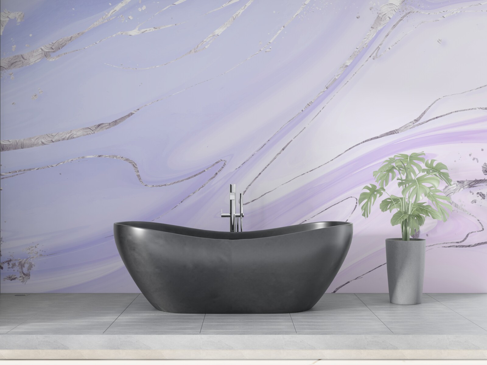 Фотошпалери м'який, плавний мармур