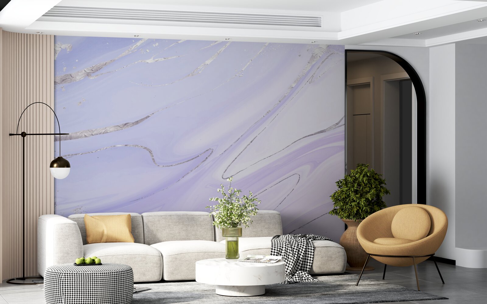 Фотошпалери м'який, плавний мармур