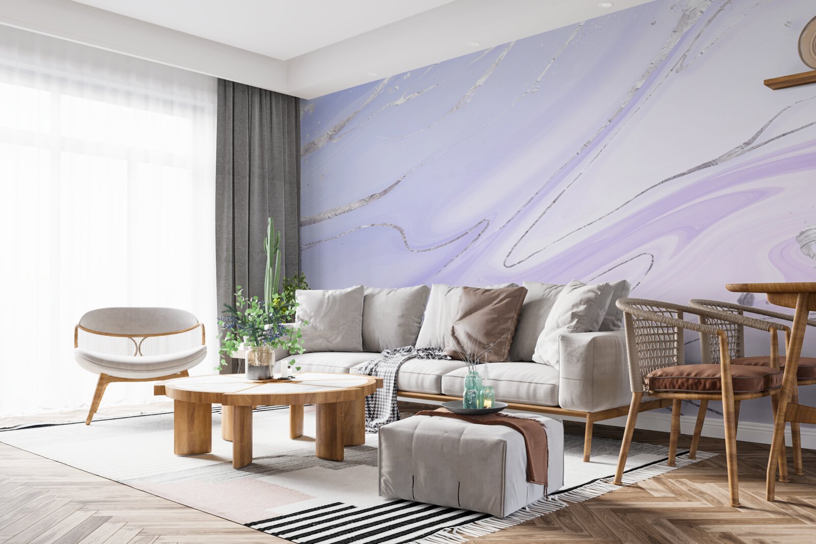 Фотошпалери м'який, плавний мармур