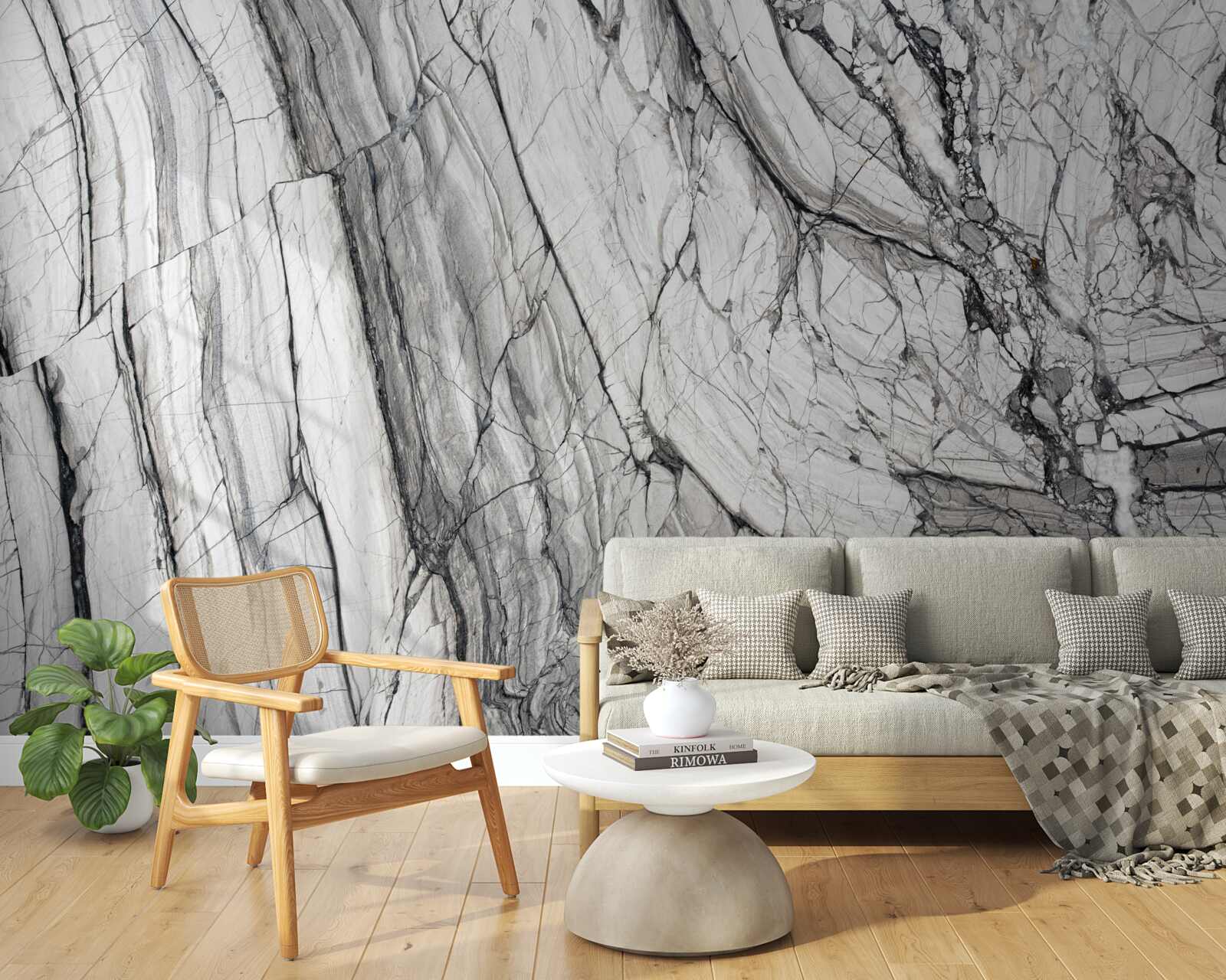 Фотошпалери композитний шпон з мармуру