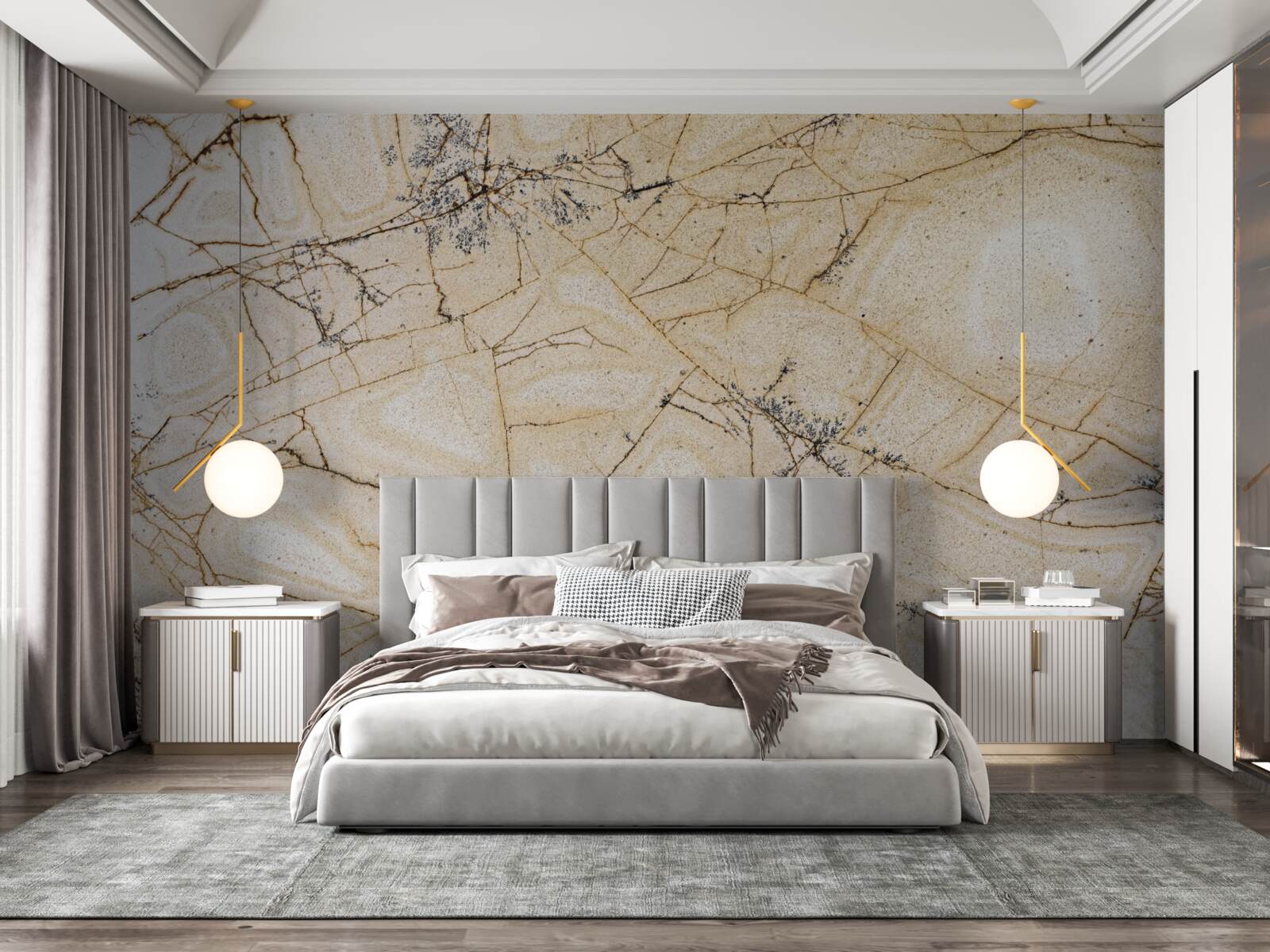 Фотошпалери краса світлого кварциту