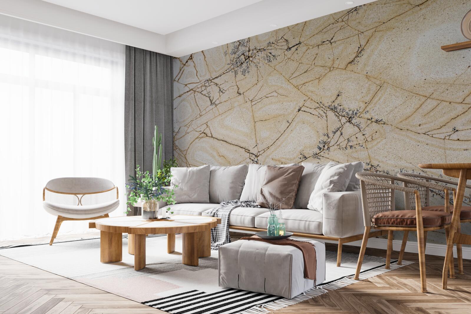 Фотошпалери краса світлого кварциту