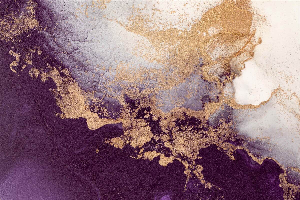 Фотошпалери золотисто-фіолетове зображення