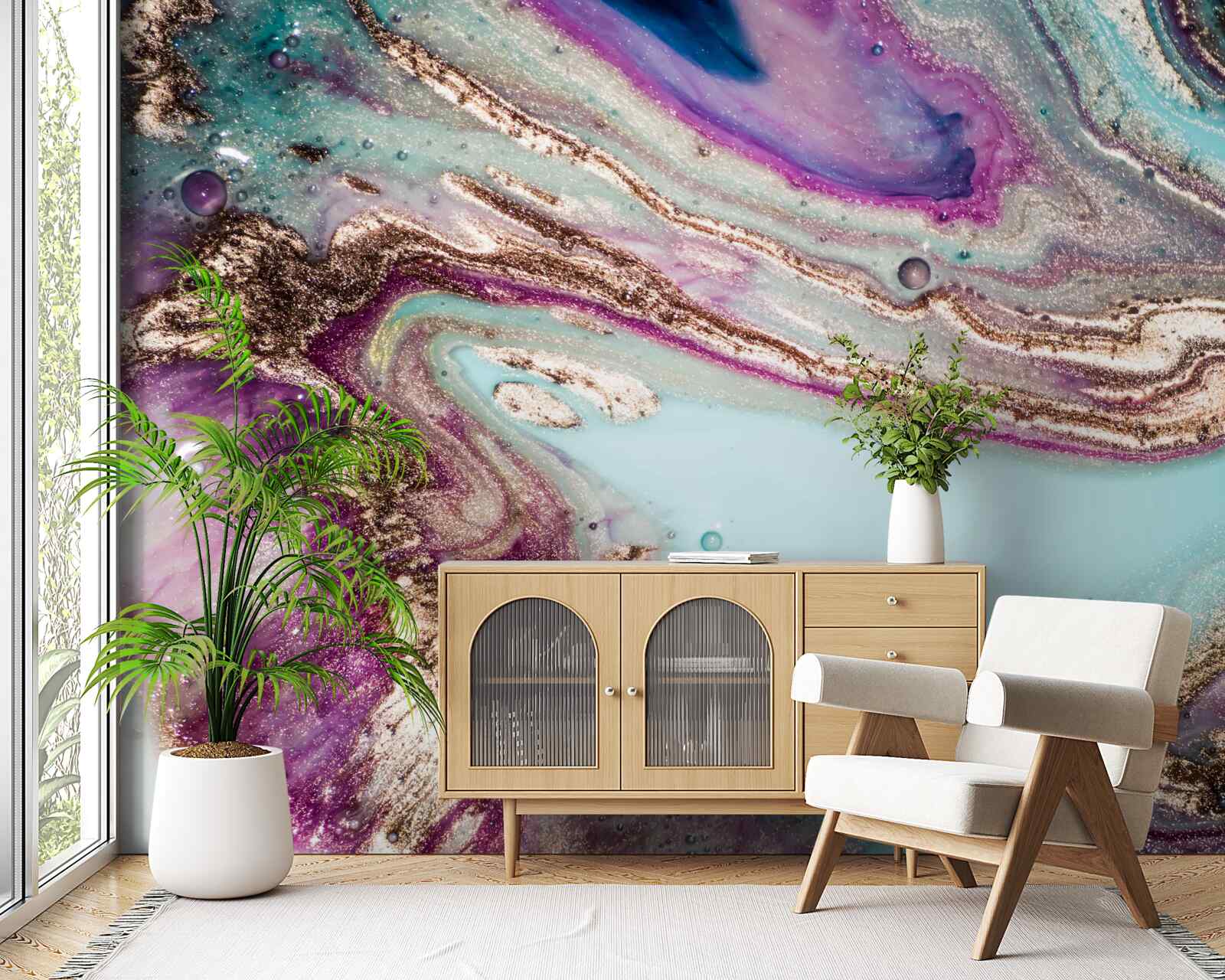 Фотошпалери прозорі, незамінні рідини