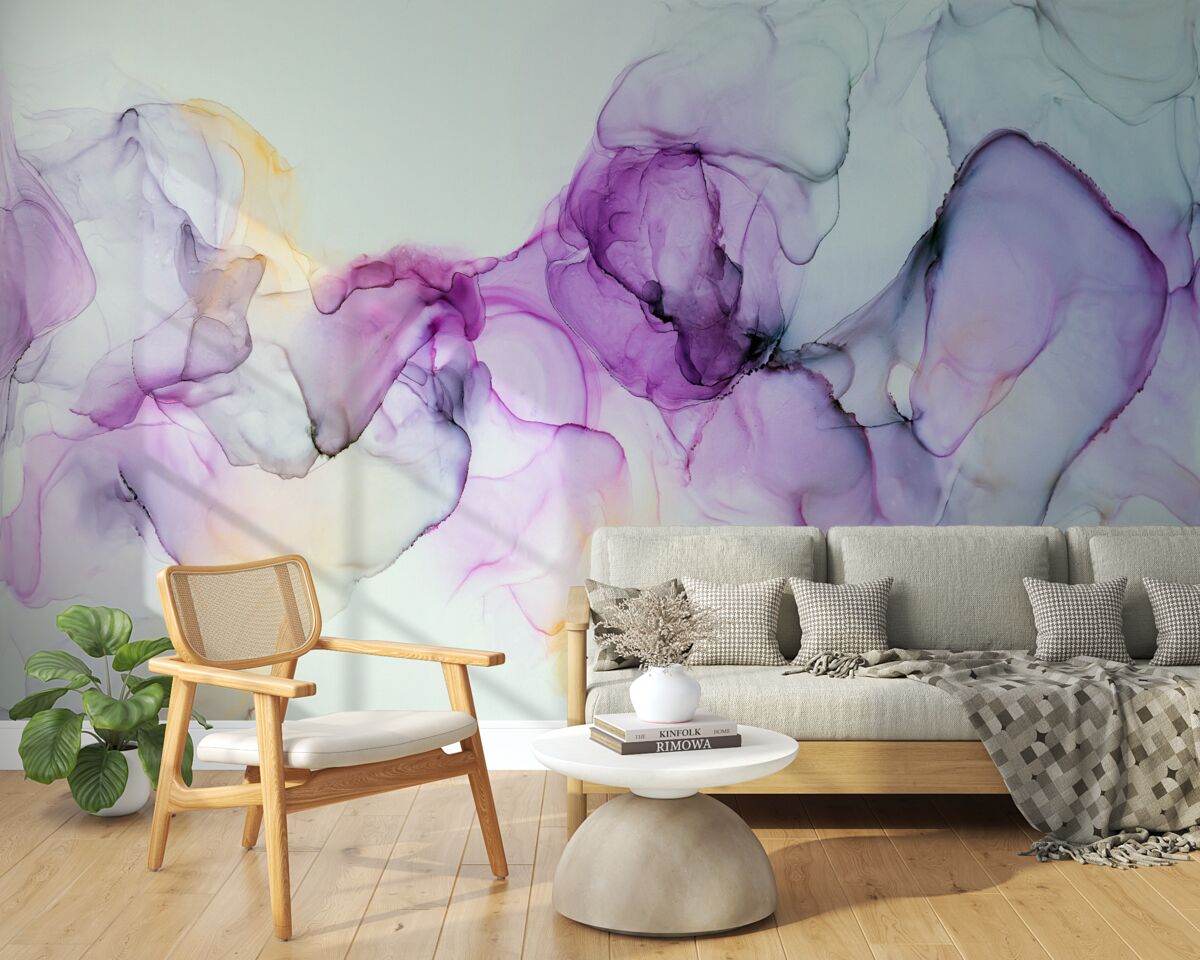 Фотошпалери плями від акварельних фарб