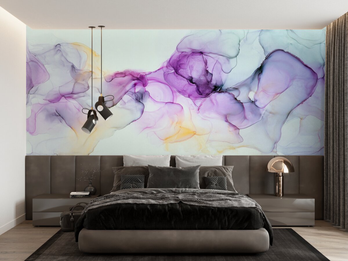 Фотошпалери плями від акварельних фарб