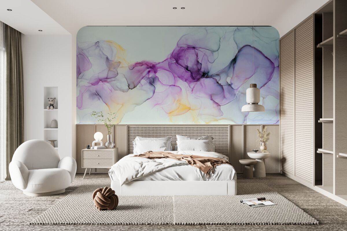 Фотошпалери плями від акварельних фарб