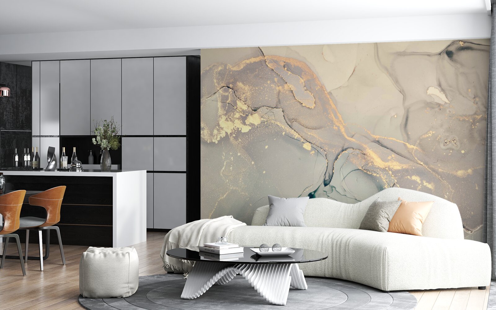 Фотошпалери художня рідина на основі чорнила