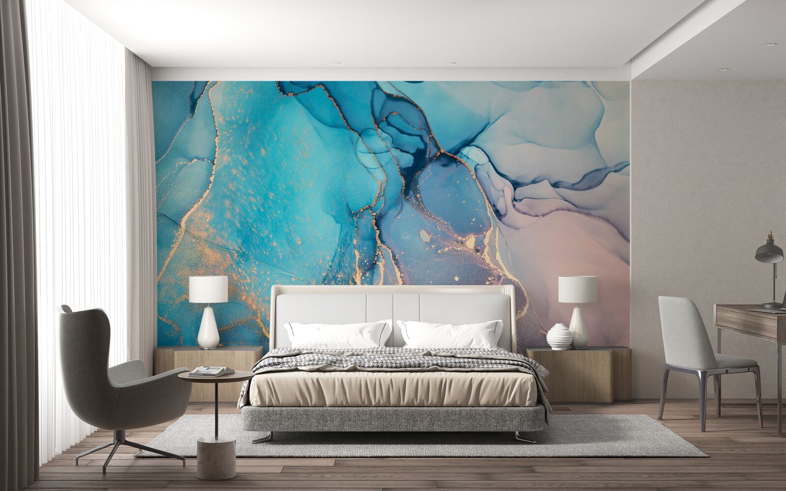 Фотошпалери абстрактний фон у світлих відтінках