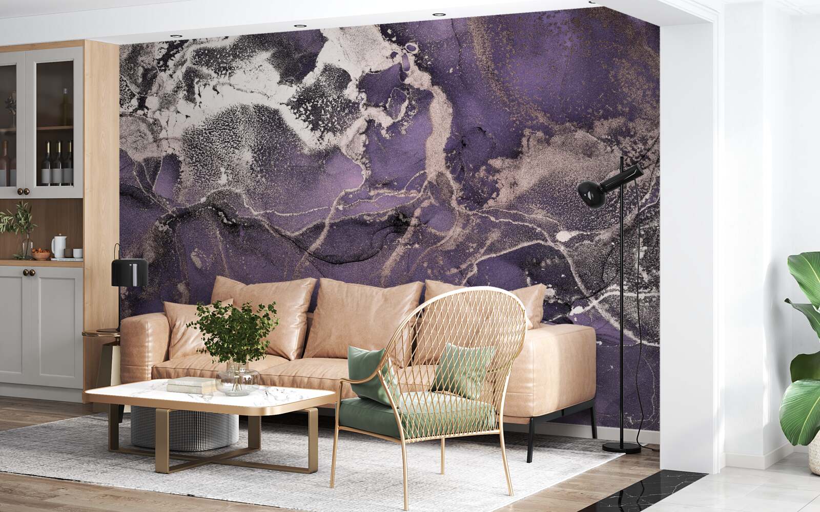 Фотошпалери приголомшливий фон у відтінках фіолетового