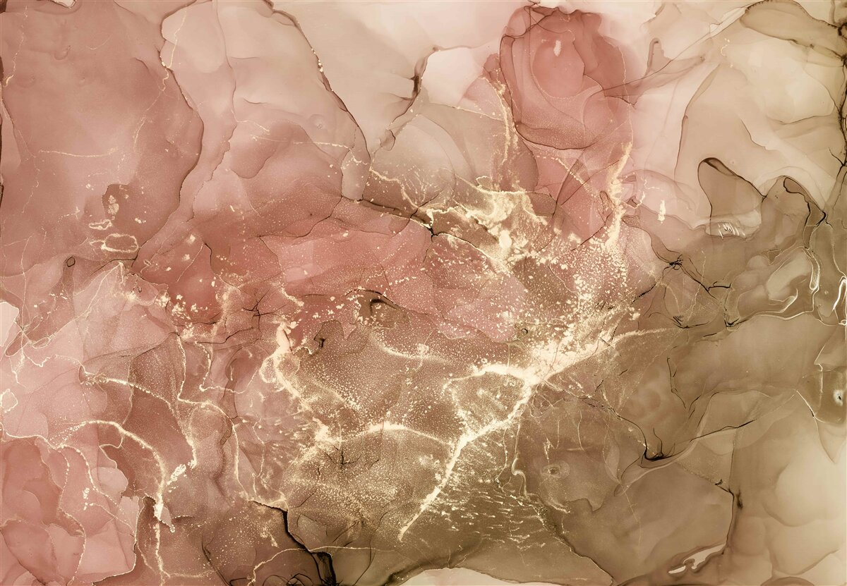 Фотошпалери персиково-рожева рідина