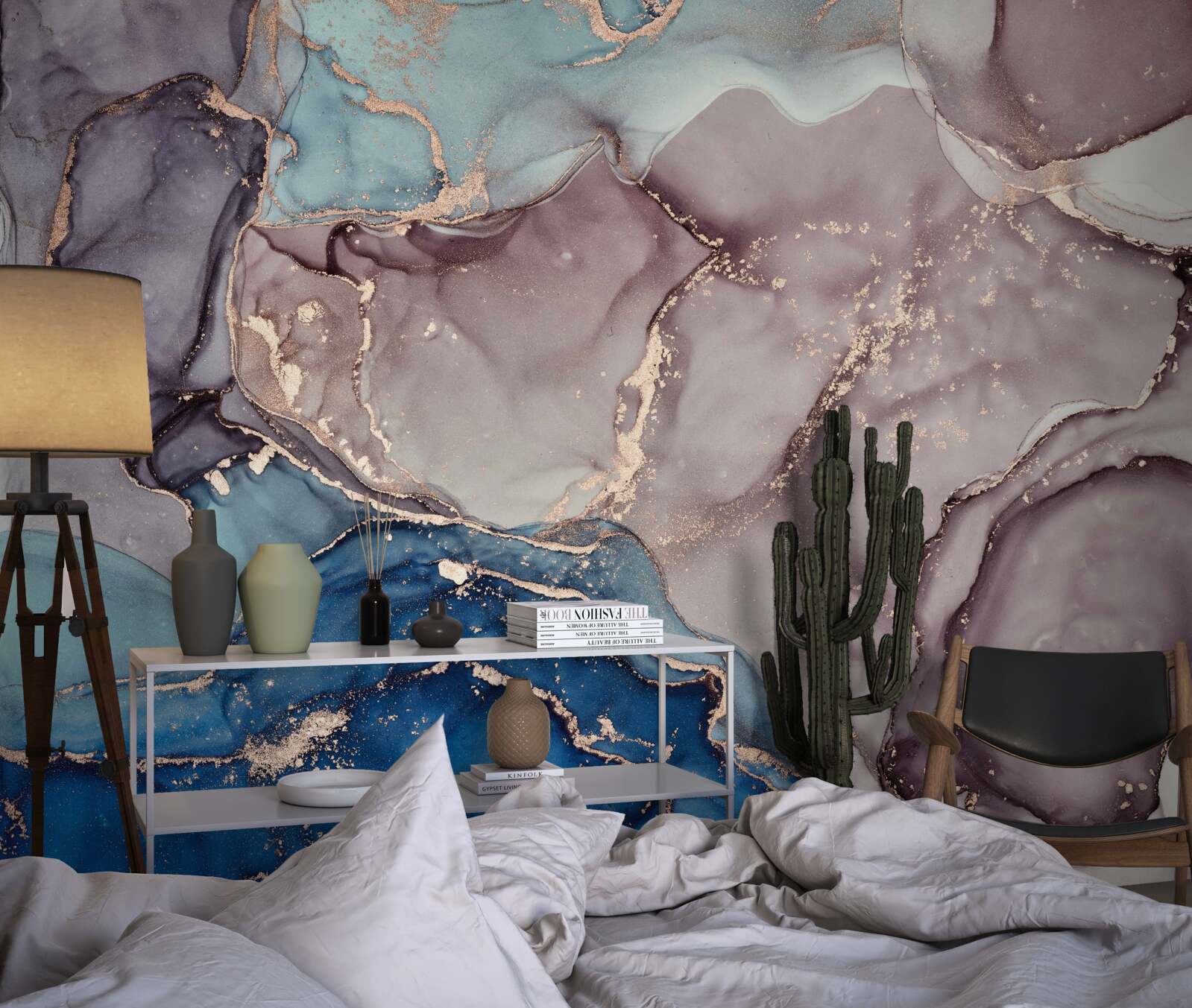 Фотошпалери мармуровий фон аквареллю