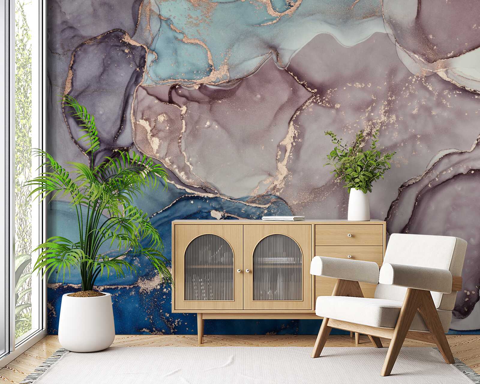 Фотошпалери мармуровий фон аквареллю