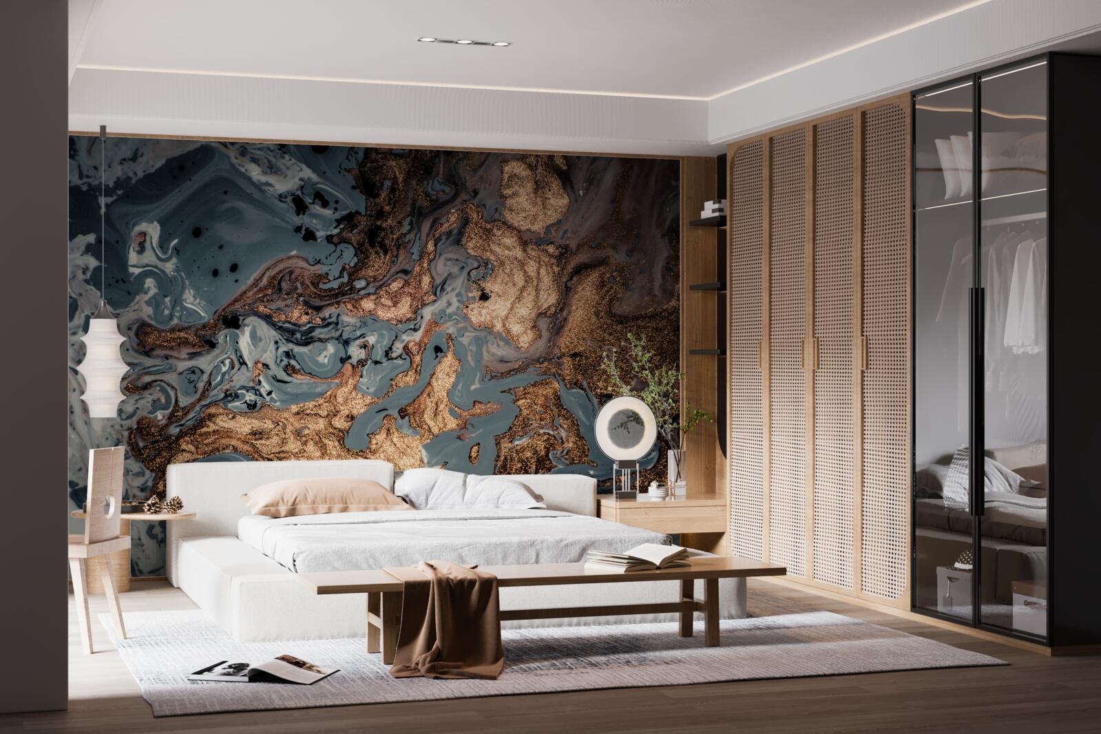 Фотошпалери згущений золотий еліксир