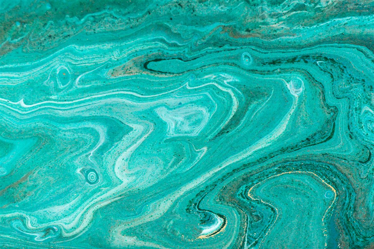 Фотошпалери мармур у світло-зелених тонах