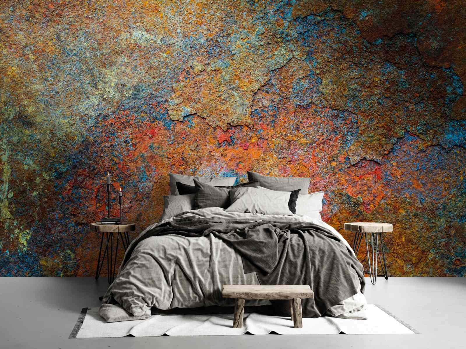 Фотошпалери колір і структура іржі