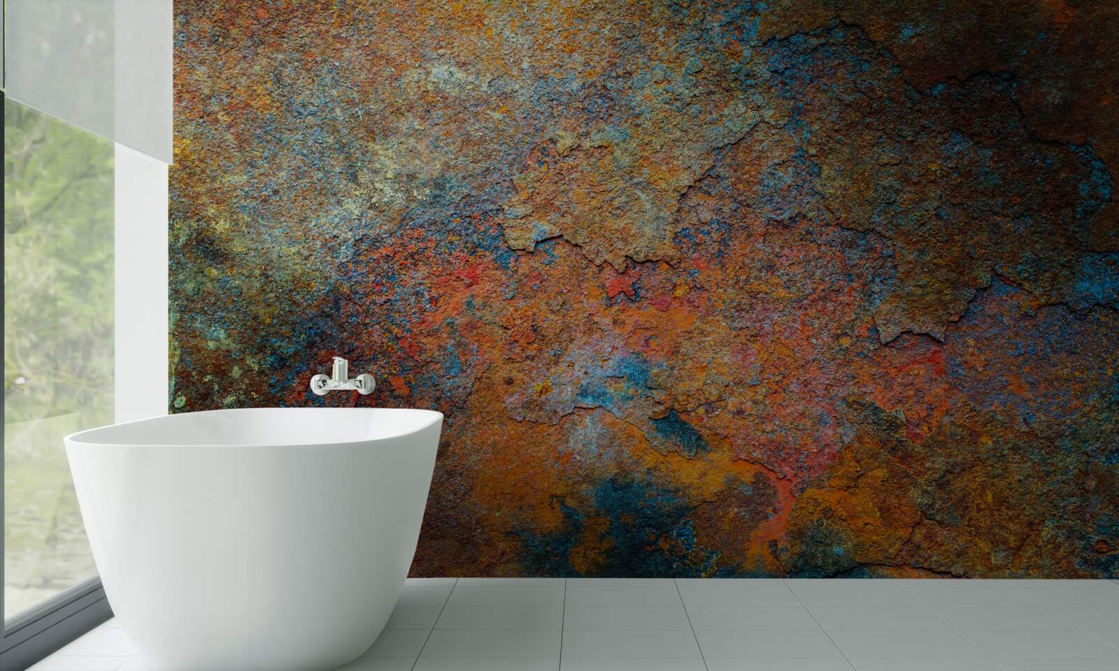 Фотошпалери колір і структура іржі