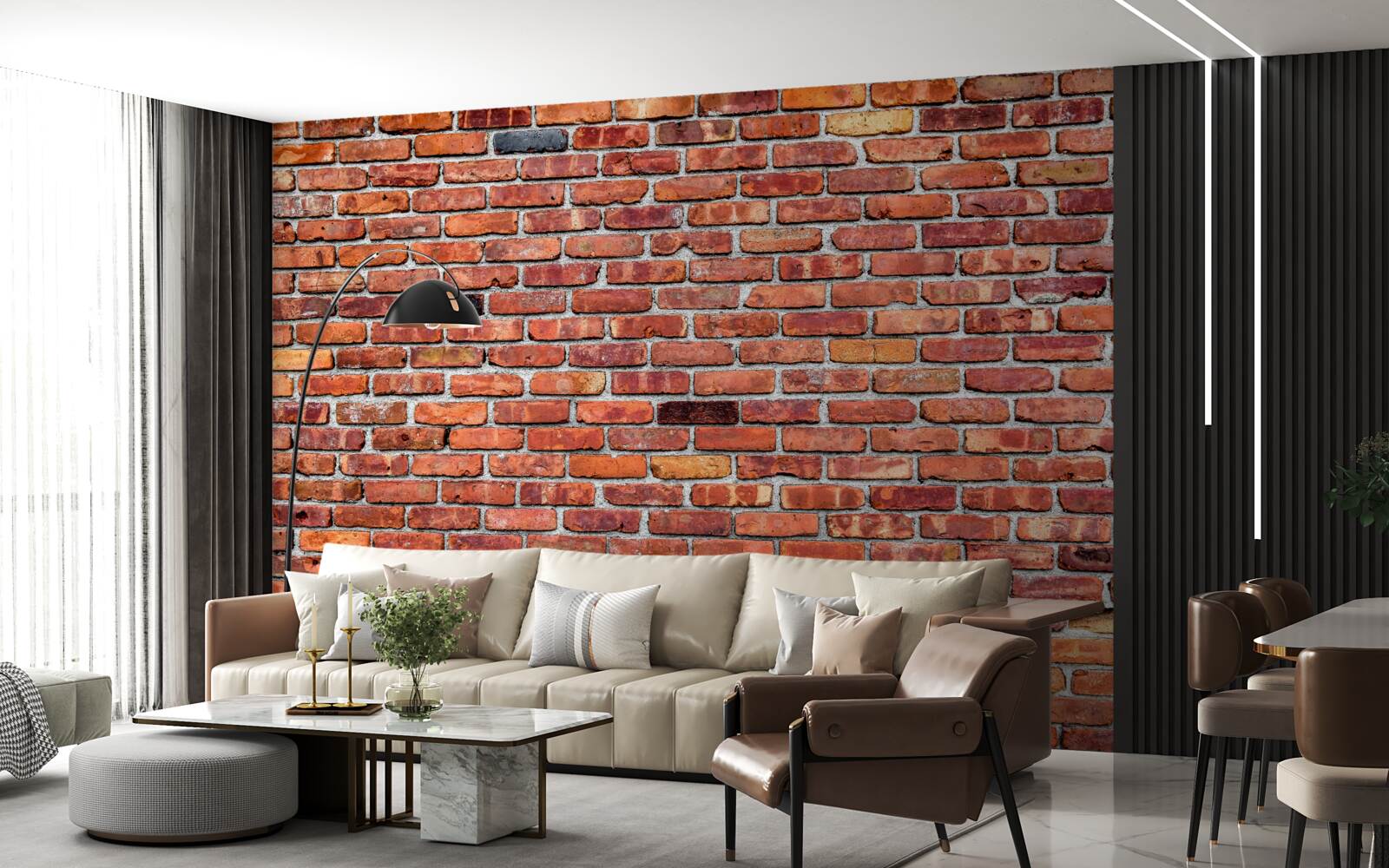 Фотошпалери Старовинна цегляна стіна
