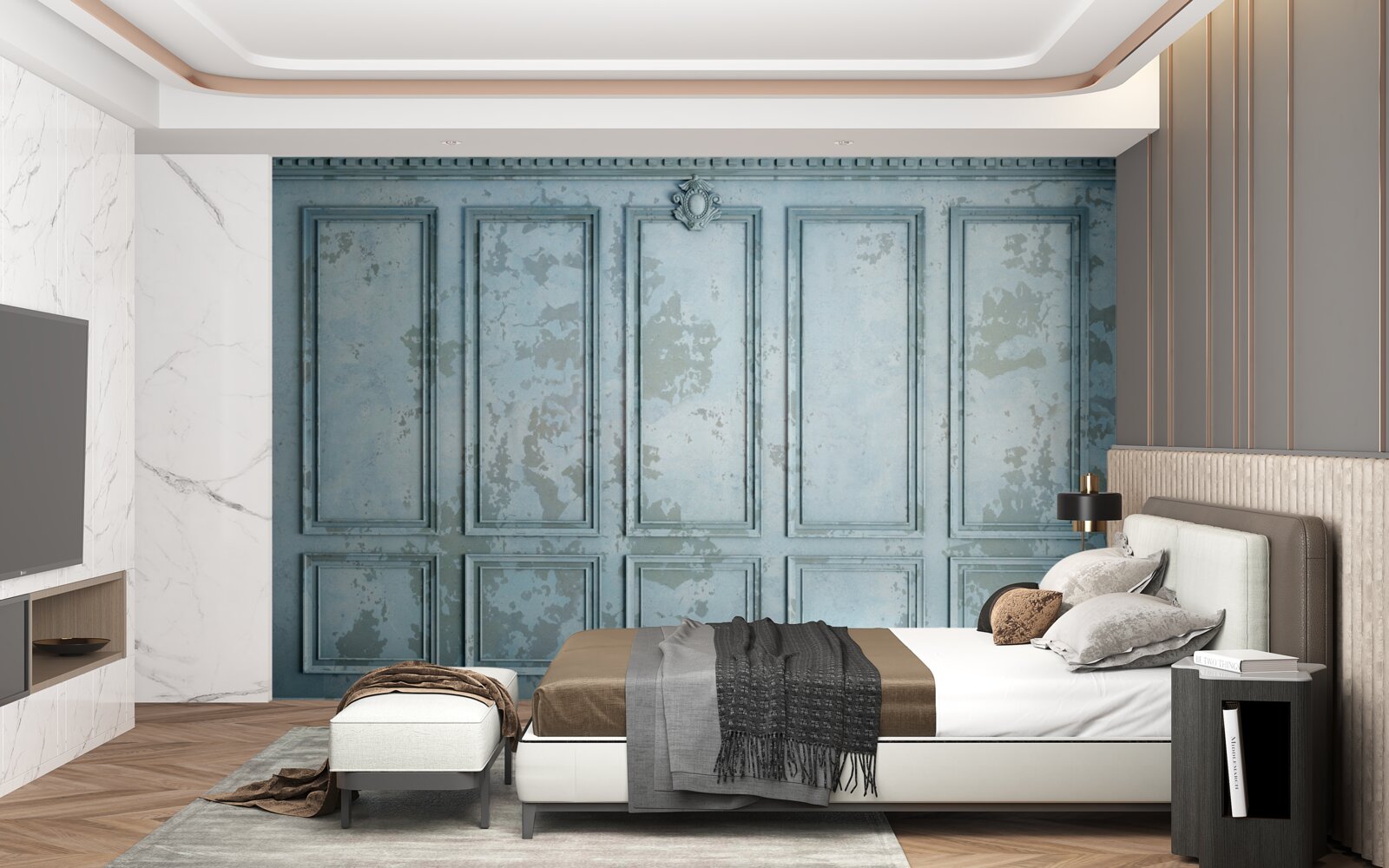 Фотошпалери рамки включають стару стіну