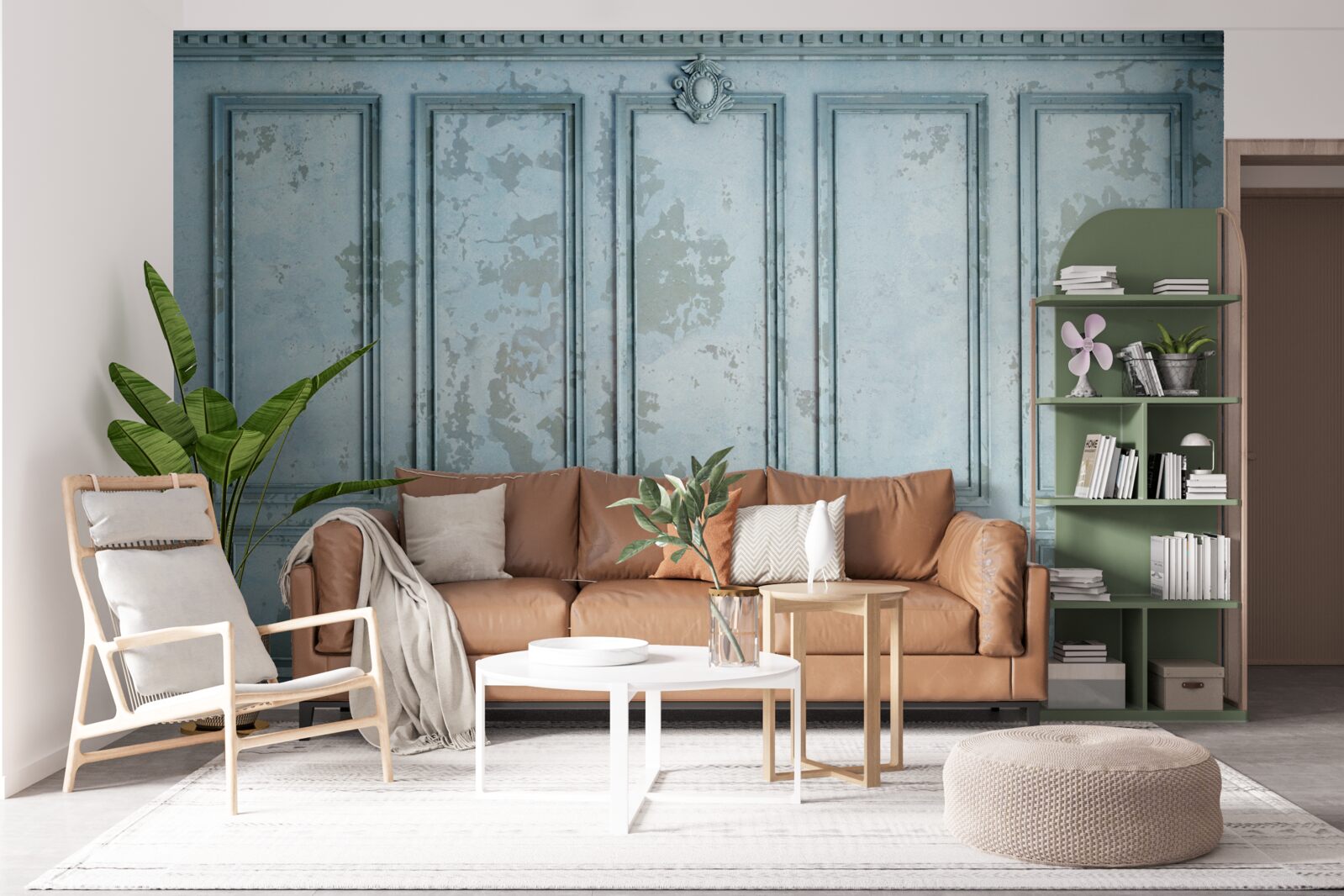 Фотошпалери рамки включають стару стіну