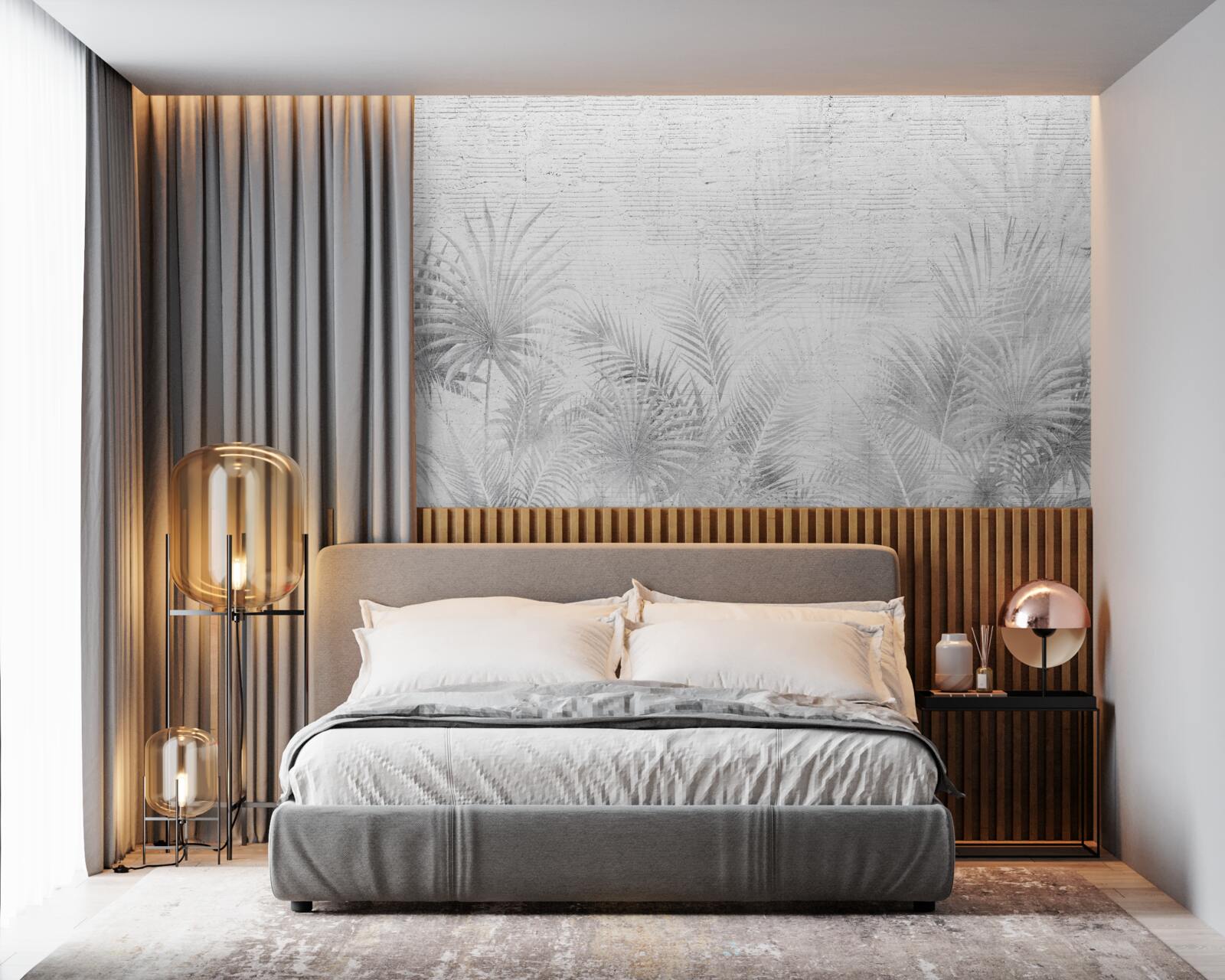 Фотошпалери ранковий туман у тропічному лісі