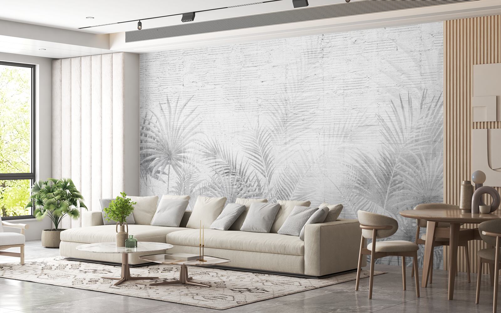 Фотошпалери ранковий туман у тропічному лісі