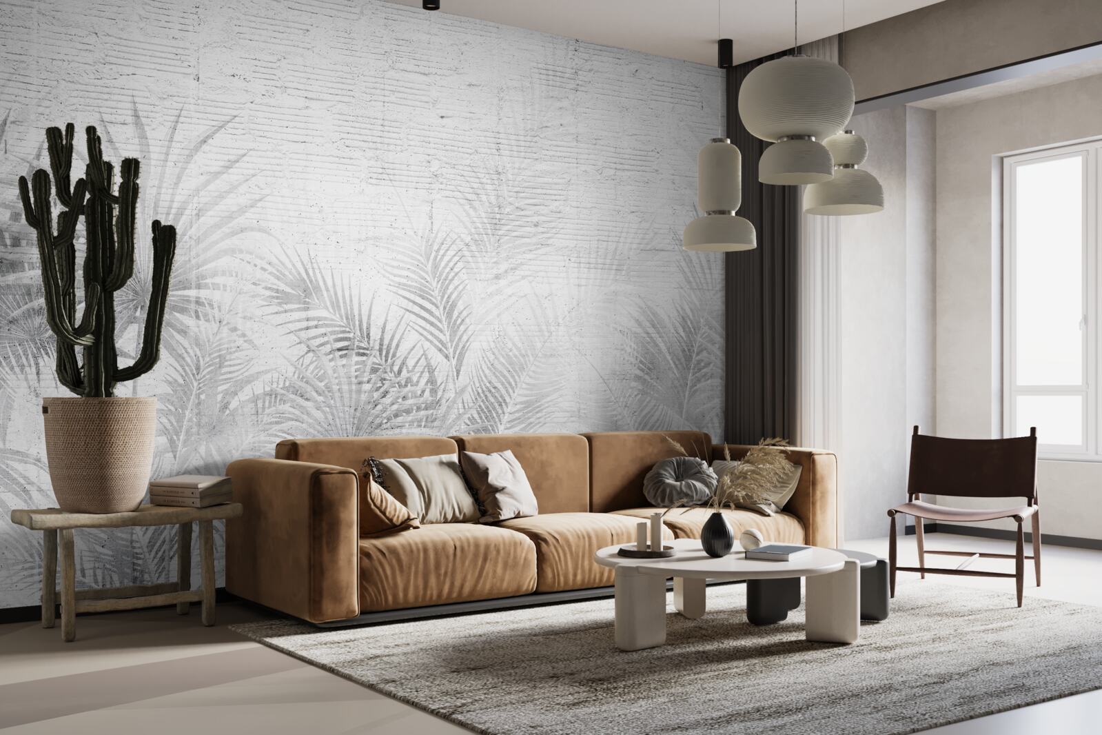 Фотошпалери ранковий туман у тропічному лісі