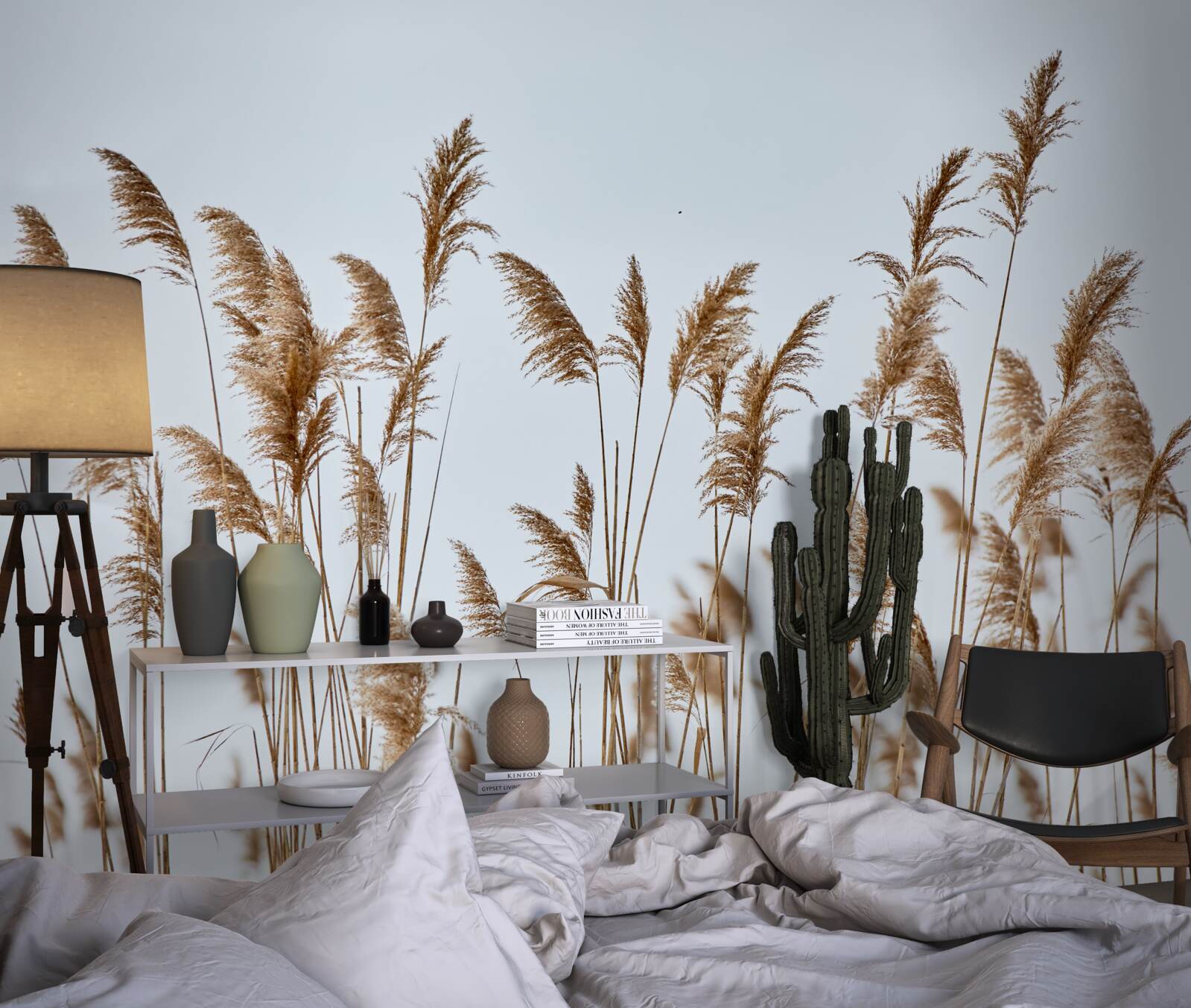 Фотошпалери колосся пшениці, що тягнуться до неба