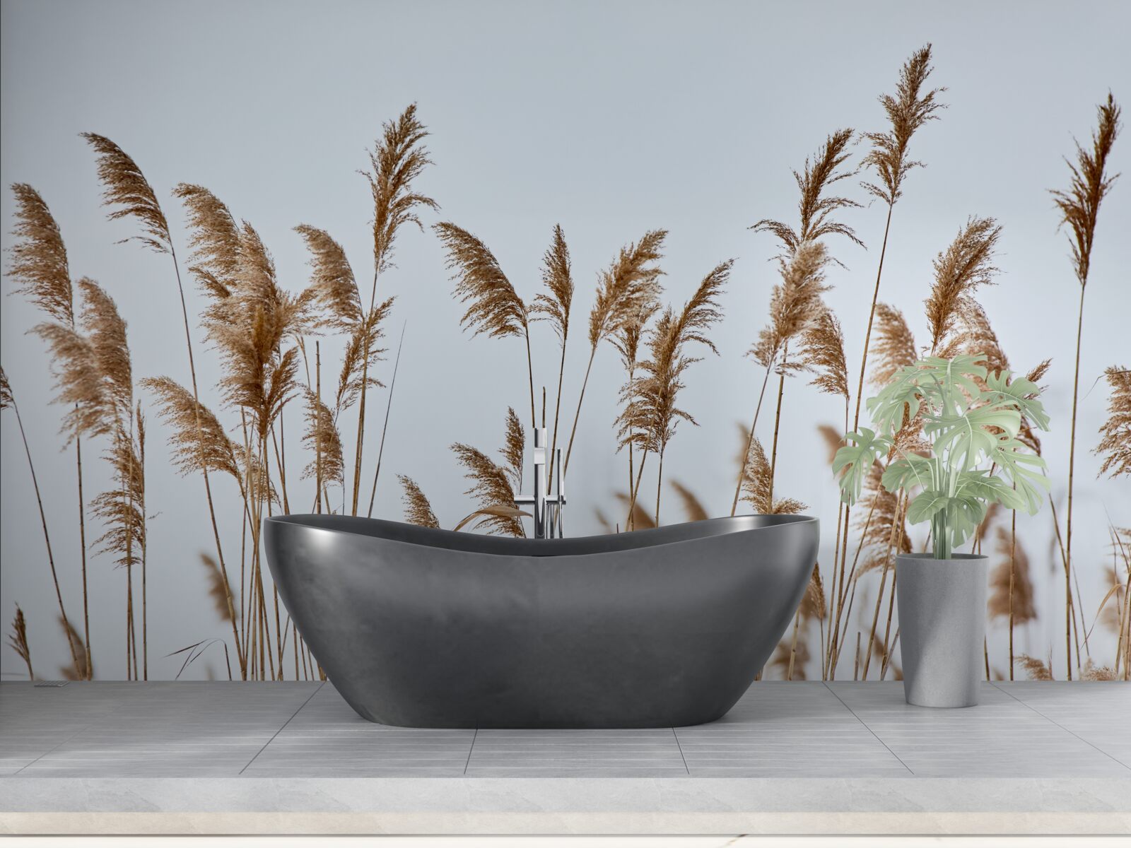 Фотошпалери колосся пшениці, що тягнуться до неба