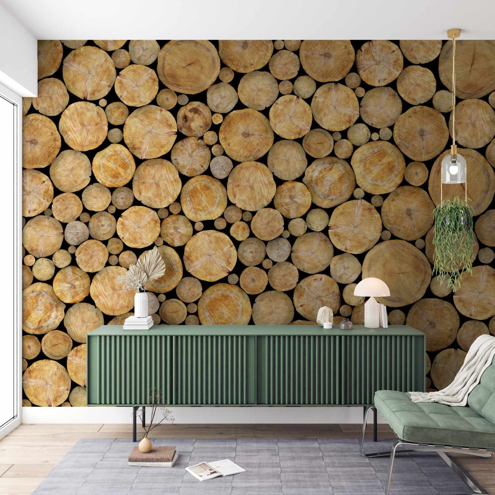 Фотошпалери вирубано значну кількість дерев