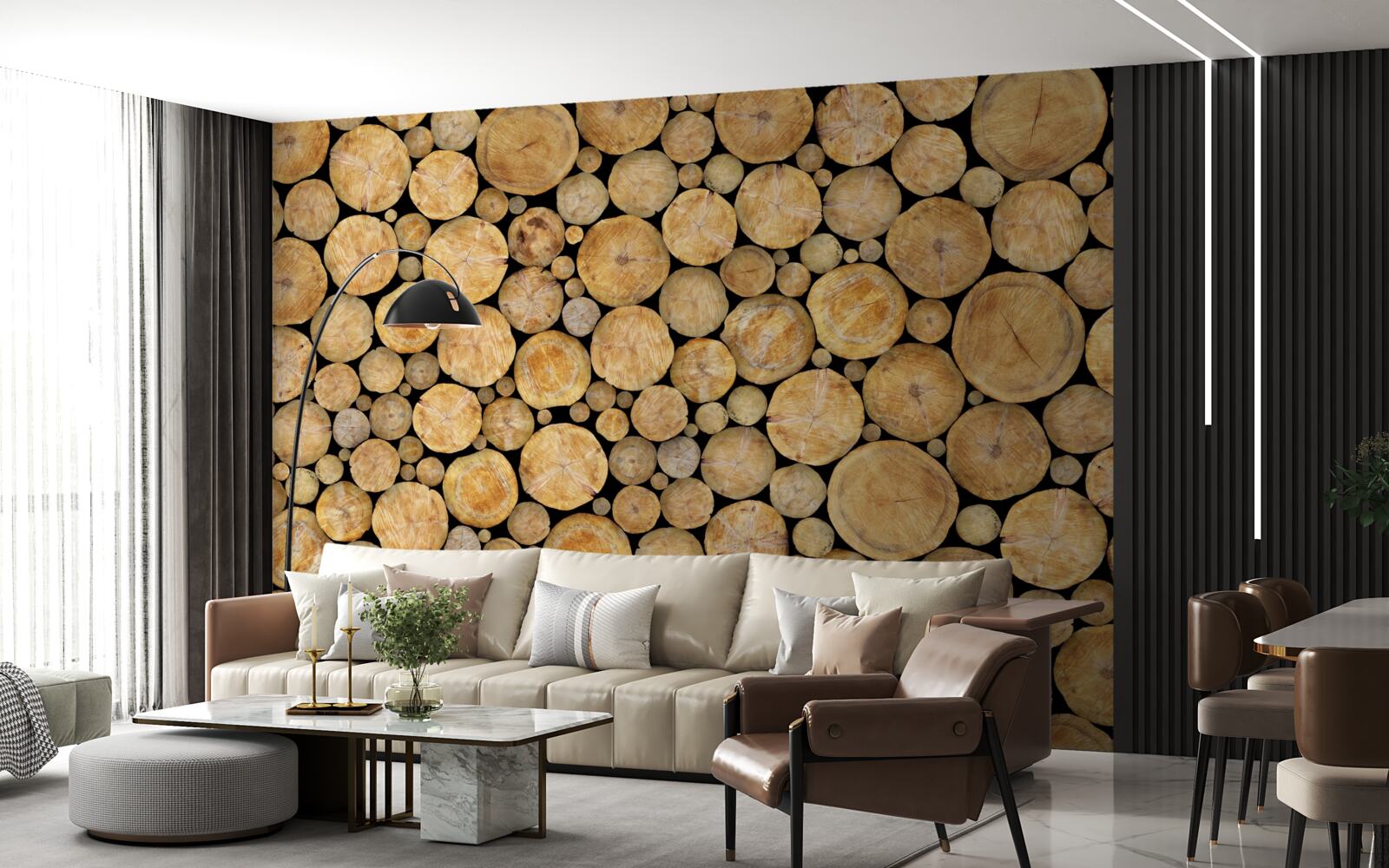 Фотошпалери вирубано значну кількість дерев