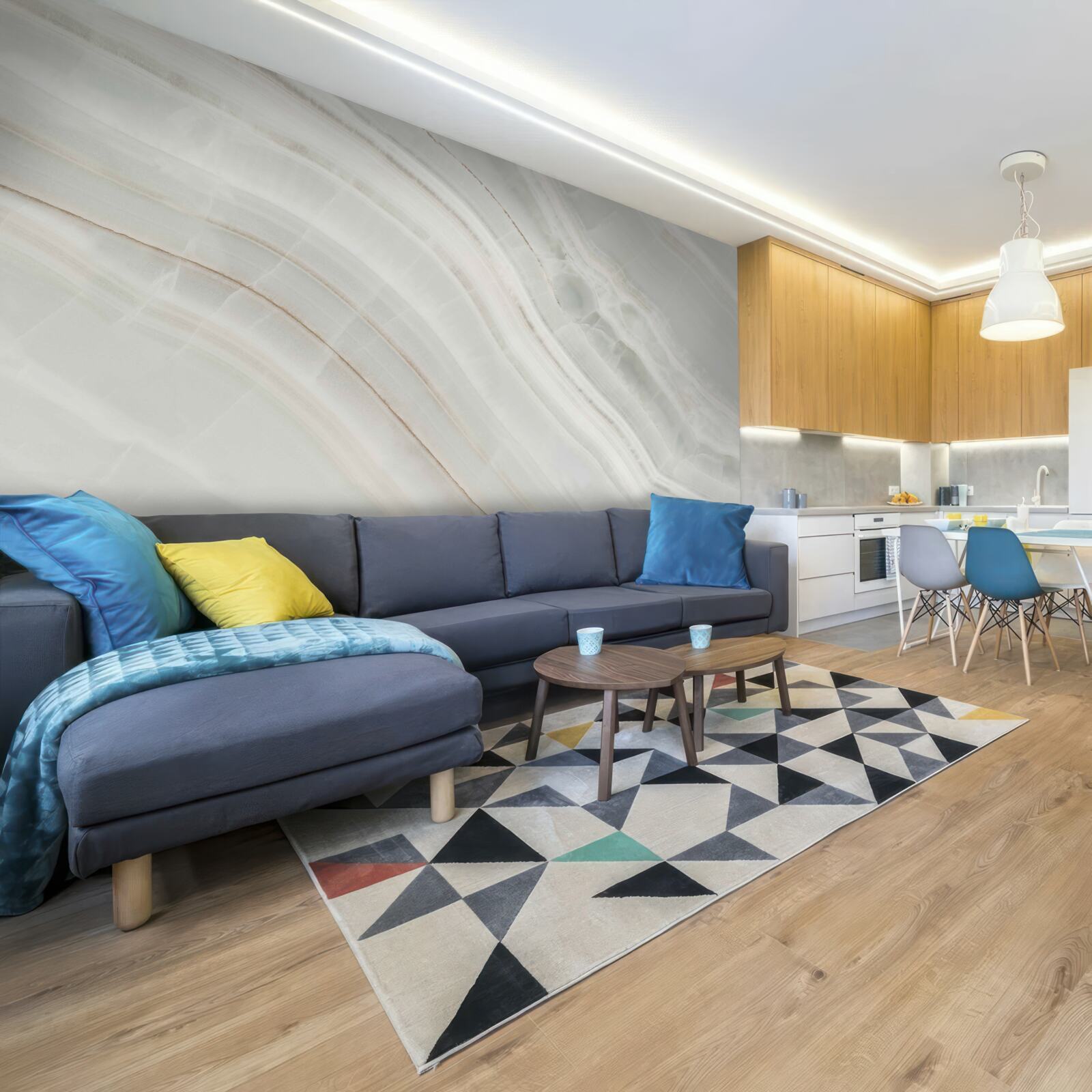 Фотошпалери тонкий сіро-бежевий