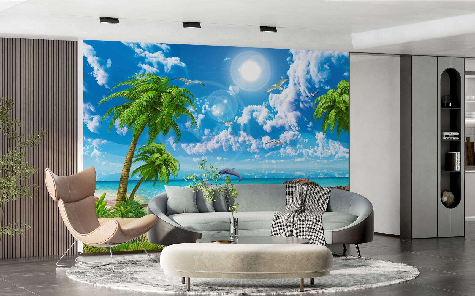 Фотошпалери природа тропічного узбережжя